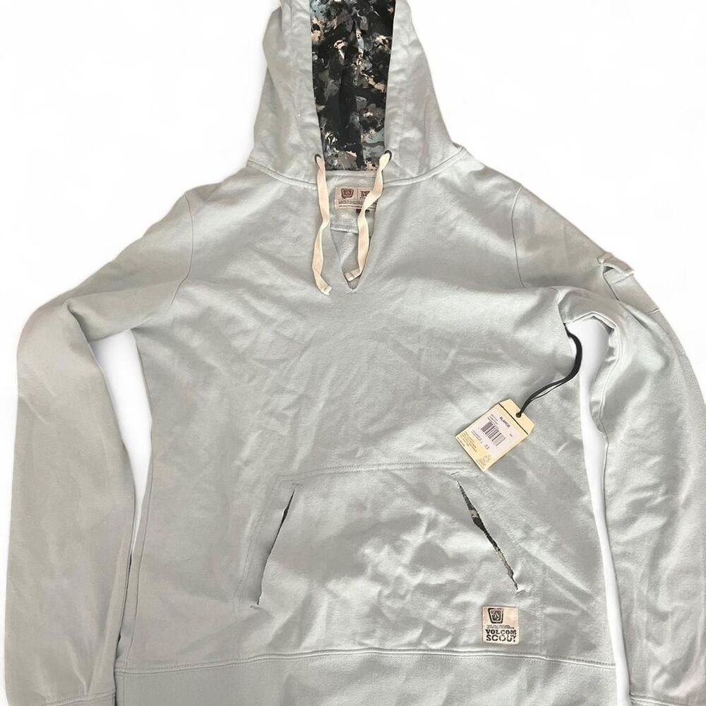Volcom Women's hoodie with floral lining